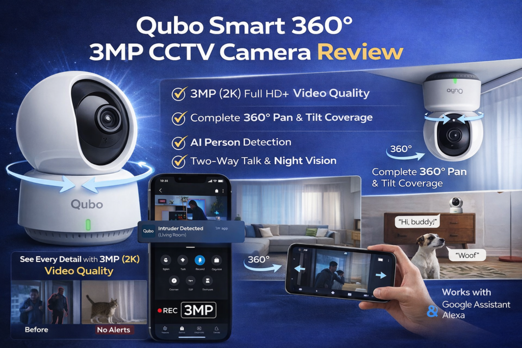 Qubo Smart 360° 3MP CCTV Camera